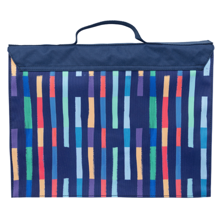 Library Bag Spencil Bright Stripes