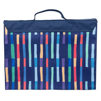Library Bag Spencil Bright Stripes