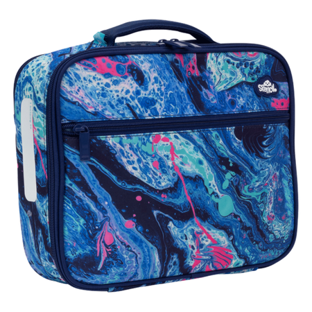 Lunch Box Spencil Big Cooler Bag Liquid Marble