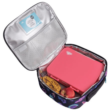 Lunch Box Spencil Big Cooler Bag Neon Party