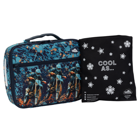 Lunch Box Spencil Big Cooler Bag + Big Chill Pack Moto Camo Trax