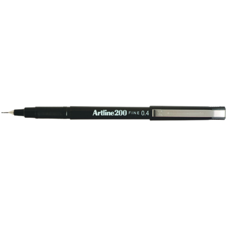 Marker Permanent Artline 200 Fine 0.4mm Black
