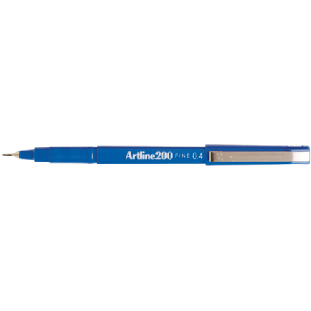 Marker Permanent Artline 200 Fine 0.4mm Blue