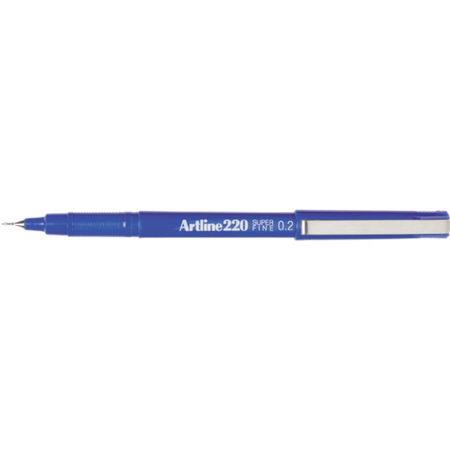 Marker Permanent Artline 220 Super Fine 0.2mm Blue
