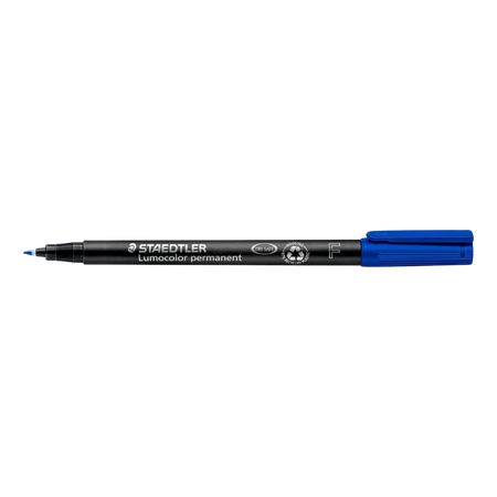 Marker Permanent Staedtler 318 Bullet 0.6mm Blue