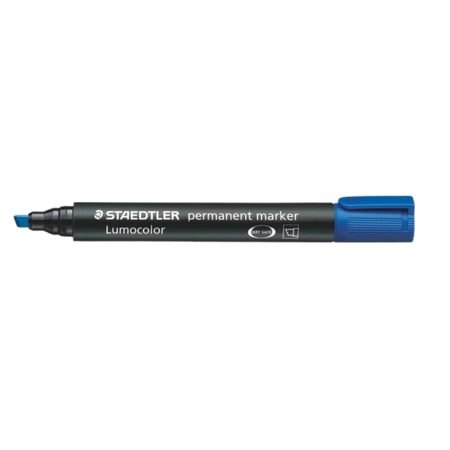 Marker Permanent Staedtler 350 Chisel 2mm Blue