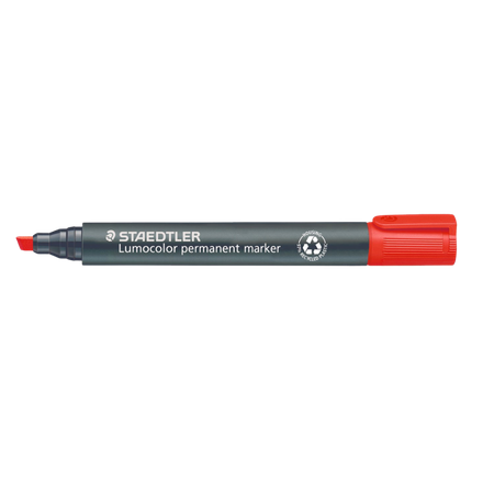 Marker Permanent Staedtler 350 Chisel 2mm Red