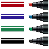 Marker Permanent Staedtler 350 Chisel 2mm Wallet 4
