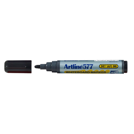 Marker Whiteboard Artline 577 2mm Bullet Black