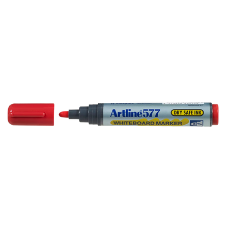 Marker Whiteboard Artline 577 2mm Bullet Red