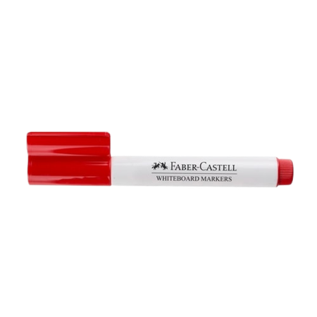 Marker Whiteboard Faber Connector 3mm Bullet Red