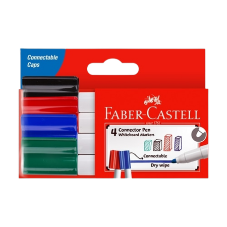 Marker Whiteboard Faber Connector 3mm Bullet Wallet 4