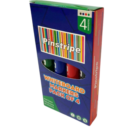 Marker Whiteboard Pinstripe Pack 4