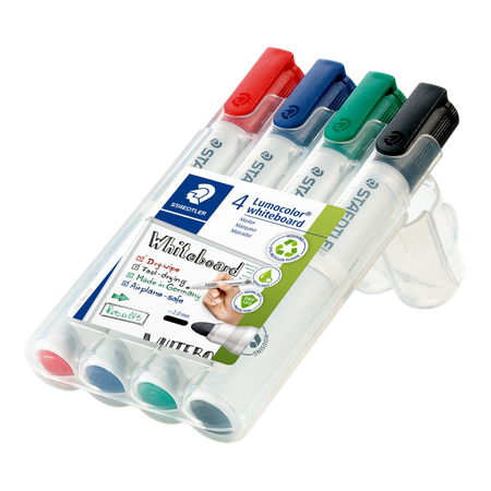 Marker Whiteboard Staedtler Lumocolour 2mm Bullet Pack 4