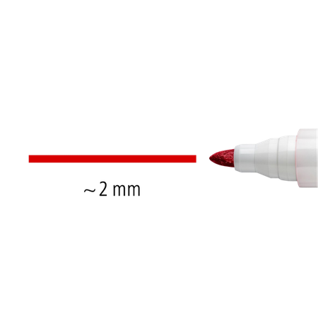 Marker Whiteboard Staedtler Lumocolour 2mm Bullet Red
