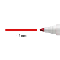 Marker Whiteboard Staedtler Lumocolour 2mm Bullet Red