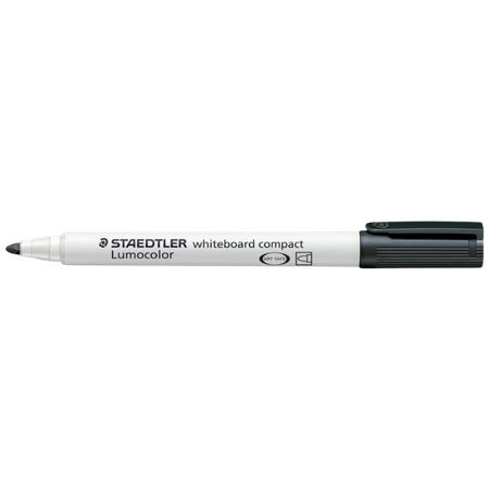 Marker Whiteboard Staedtler Lumocolour Compact Bullet Black