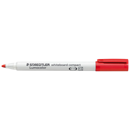 Marker Whiteboard Staedtler Lumocolour Compact Bullet Red