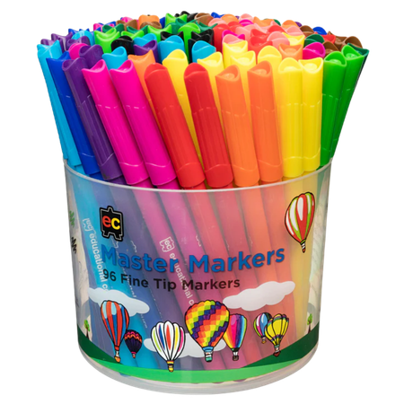 Markers EC Master Markers Fine Tip Tub 96