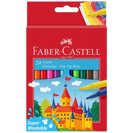 Markers Faber Castle Felt-Tip Wallet 24