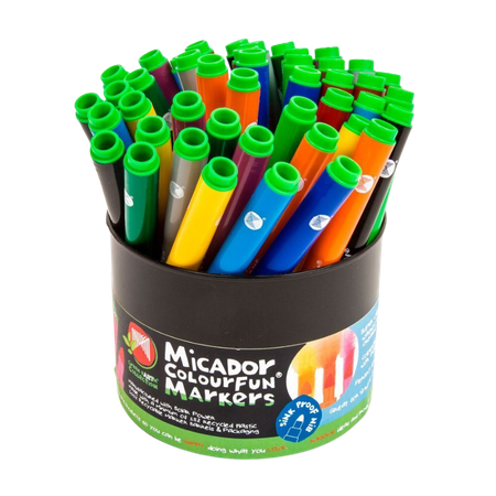 Markers Micador Colourfun Medium Tub 48