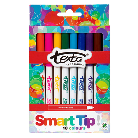 Markers Texta Smart Tip Wallet 10