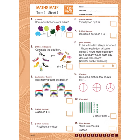 Maths Mate 3 Student Pad 2nd Edition Orange