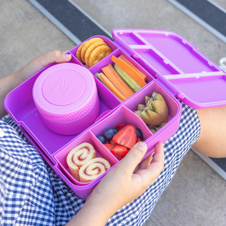MontiiCo Insulated Mini Food Jar Fuchsia