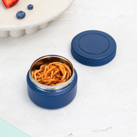 MontiiCo Insulated Mini Food Jar Navy