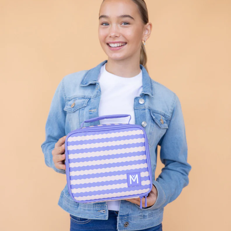MontiiCo Medium Insulated Lunch Bag Ripple Cloud