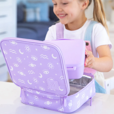 MontiiCo Medium Insulated Lunch Bag Cosmic Bloom