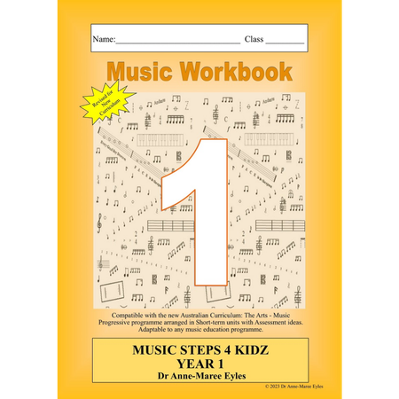 Music Steps 4 Kidz Music Workbook 1 (V9 Revised Edition)