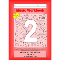 Music Steps 4 Kidz Music Workbook 2 (V9 Revised Edition)