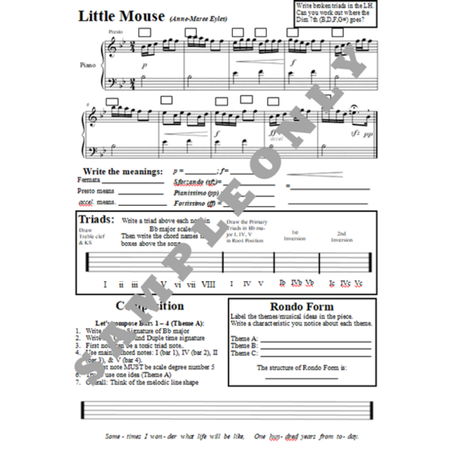 Music Steps 4 Kidz Music Workbook 6 (V9 Revised Edition)