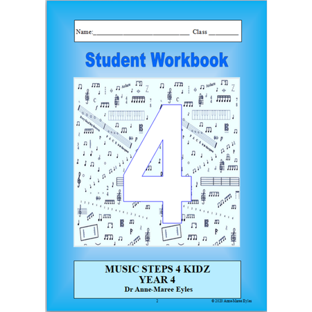 Music Steps 4 Kidz Student Workbook 4