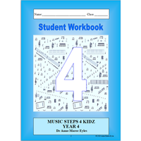 Music Steps 4 Kidz Student Workbook 4