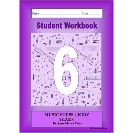 Music Steps 4 Kidz Student Workbook 6