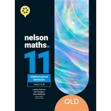 Nelson QCE Mathematical Methods Units 1 & 2 with Nelson MindTap