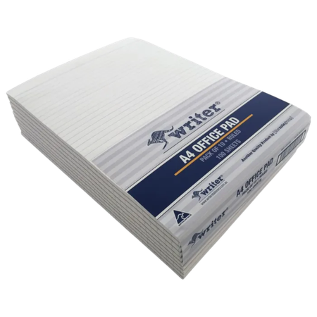 Office Pad Note A4 Bond Ruled 100LF