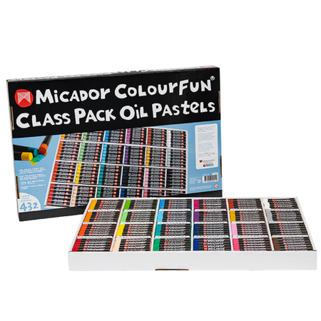 Oil Pastels Micador Colourfun Class Pack 432