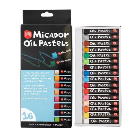 Oil Pastels Micador Standard Pack 16