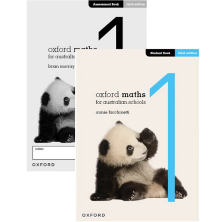 Oxford Maths Student and Assessment 3E Book 1 Value Pack