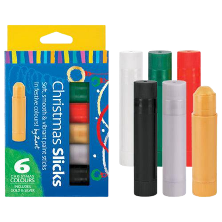 Paint Slicks Zart Christmas Pack of 6