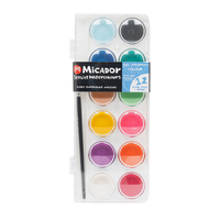 Paint Watercolour Micador Colourfun Palette 12