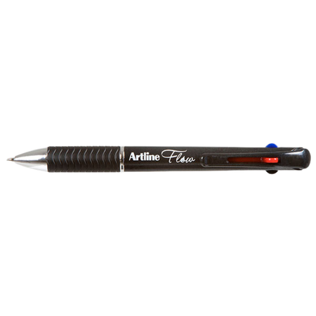 Pen Artline Flow Retractable 1mm 4-Colour Standard