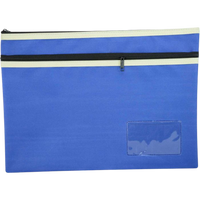 Pencil Case Osmer Large 35X26cm 2-Zip Asstd Colours