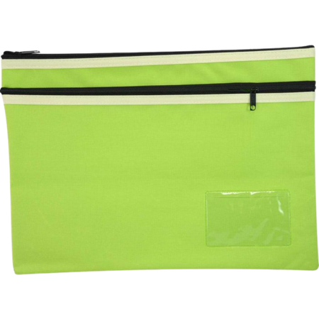 Pencil Case Osmer Large 35X26cm 2-Zip Asstd Colours