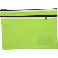 Pencil Case Osmer Large 35X26cm 2-Zip Asstd Colours