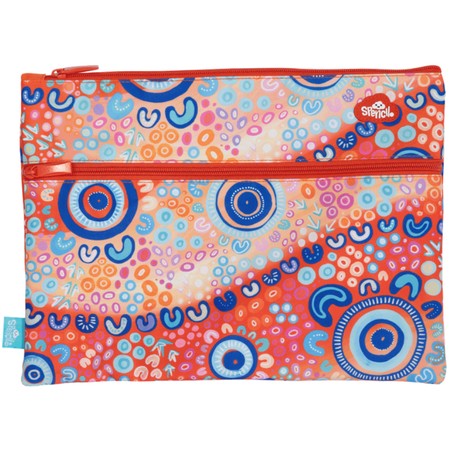 Pencil Case Spencil A4 Twin Zip Ngootypoorteen