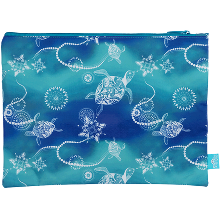 Pencil Case Spencil A4 Twin Zip Turtle of Life